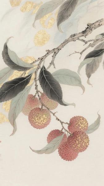 荔枝,长安的荔枝,影视,手绘
