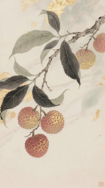 荔枝,长安的荔枝,影视,手绘