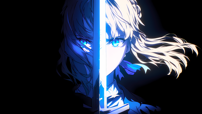 Fate/stay night,Saber,动漫,刀片