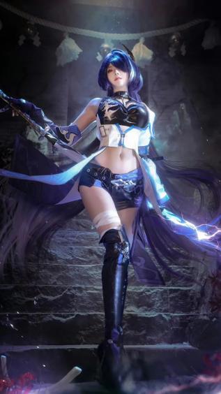 二次元,coser,cosplay,走路摇