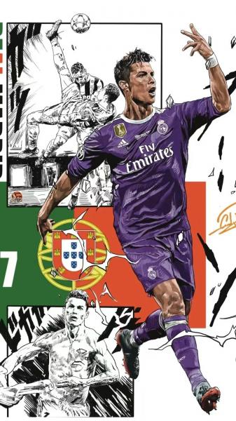 C罗,足球