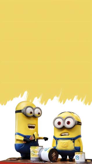 可爱,小黄人,动漫