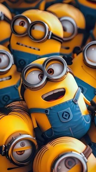 小黄人,动漫,可爱