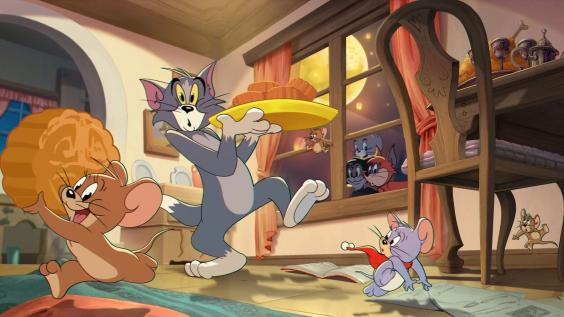 猫和老鼠,打工人,卡通,带薪摸鱼