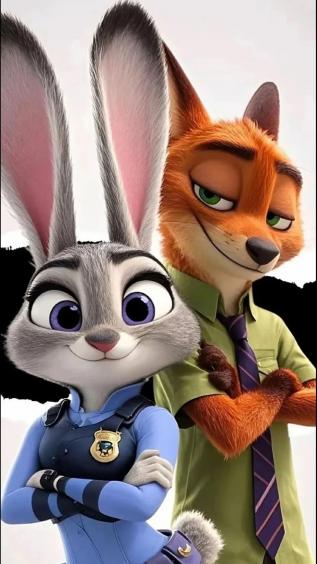 疯狂动物城,朱迪,尼克