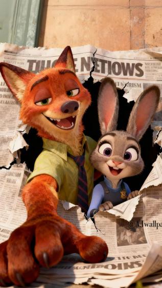 尼克,朱迪,疯狂动物城