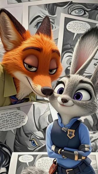 尼克,朱迪,疯狂动物城