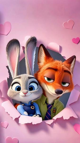 疯狂动物城,尼克,朱迪