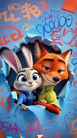 疯狂动物城,尼克,朱迪