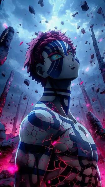 猗窝座,鬼灭之刃,动漫