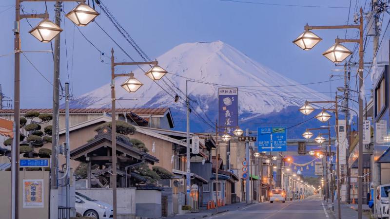 氛围感,山,房屋