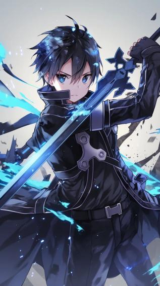 刀剑神域,桐人,动漫