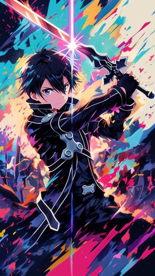 刀剑神域,桐人,动漫