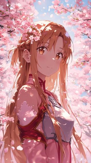 亚丝娜,刀剑神域,动漫