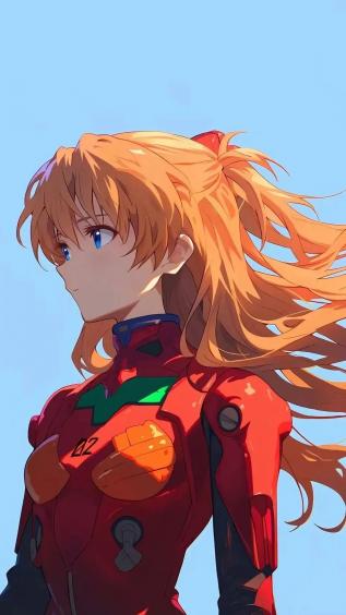 明日香,动漫,eva