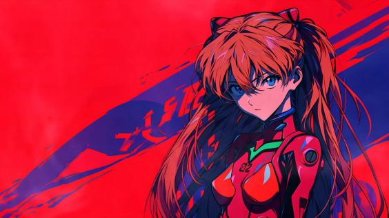 明日香,动漫,eva