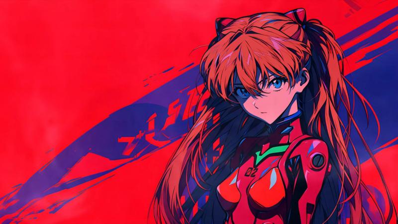 明日香,动漫,eva