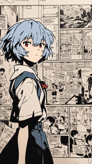 绫波丽,eva,动漫