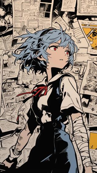 绫波丽,动漫,eva