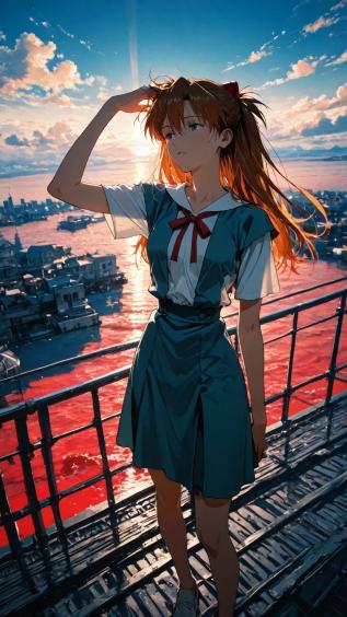 eva,动漫,明日香