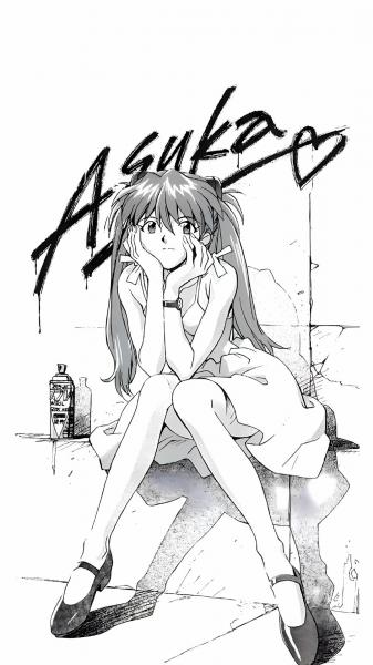 明日香,eva,动漫