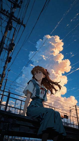 eva,动漫,明日香