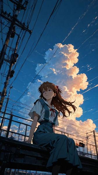 eva,动漫,明日香