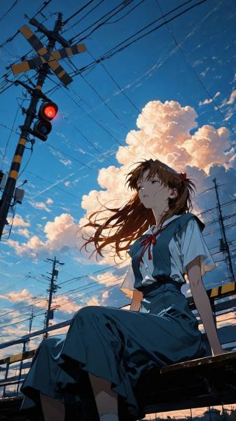 明日香,eva,动漫